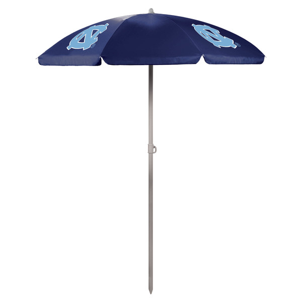 North Carolina Tar Heels 5.5 Ft. Portable Beach Umbrella, (Navy Blue)