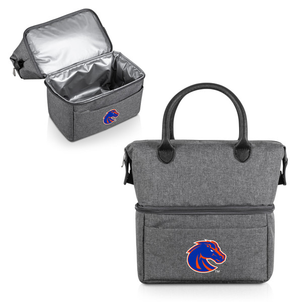 Boise State Broncos Urban Lunch Bag Cooler, (Gray with Black Accents)