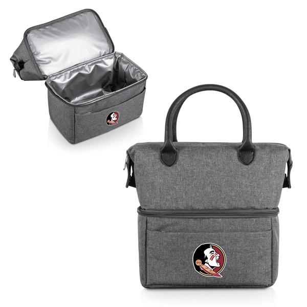 Florida State Seminoles Urban Lunch Bag Cooler, (Gray with Black Accents)