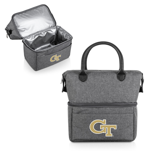 Georgia Tech Yellow Jackets Urban Lunch Bag Cooler, (Gray with Black Accents)