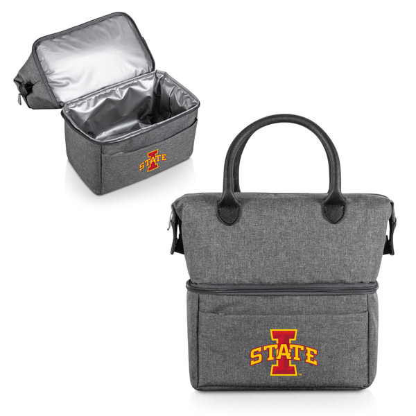 Iowa State Cyclones Urban Lunch Bag Cooler, (Gray with Black Accents)