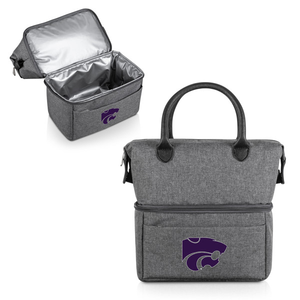 Kansas State Wildcats Urban Lunch Bag Cooler, (Gray with Black Accents)