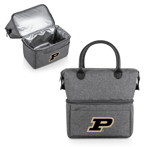 Purdue Boilermakers Urban Lunch Bag Cooler, (Gray with Black Accents)