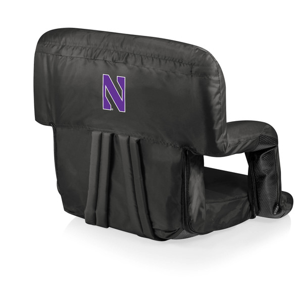 Northwestern Wildcats Ventura Portable Reclining Stadium Seat, (Black)