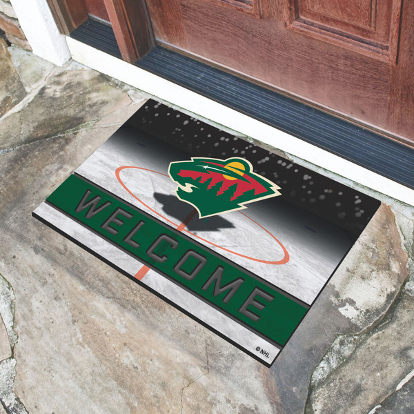 NHL - Minnesota Wild Crumb Rubber Door Mat 18"x30"