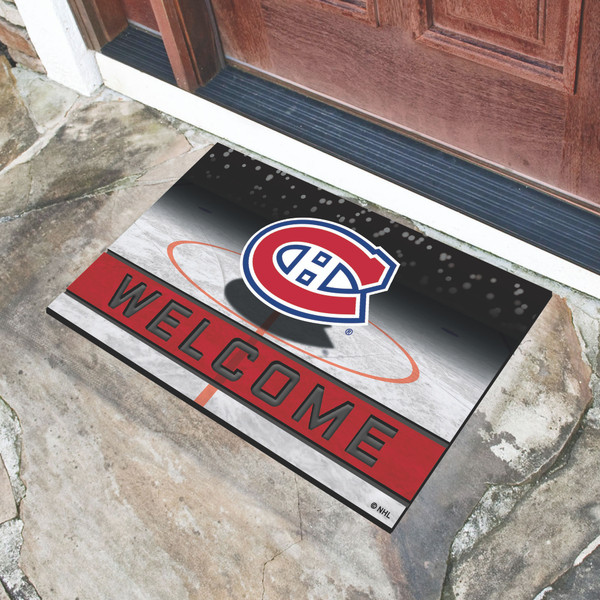 NHL - Montreal Canadiens Crumb Rubber Door Mat 18"x30"