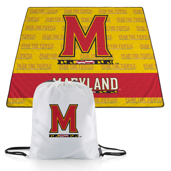 Maryland Terrapins Impresa Picnic Blanket, (Yellow & Red)