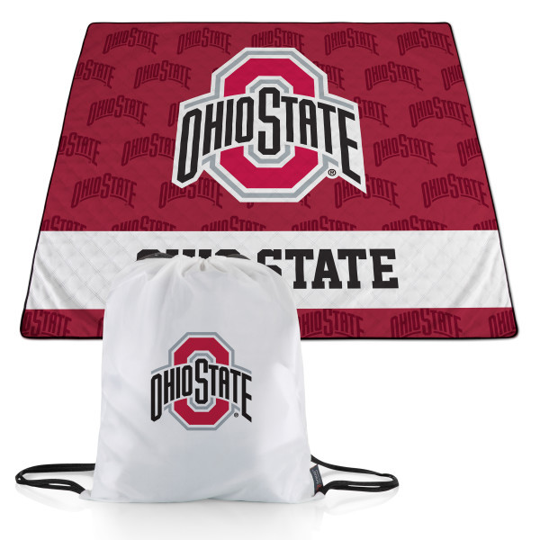 Ohio State Buckeyes Impresa Picnic Blanket, (Red & White)