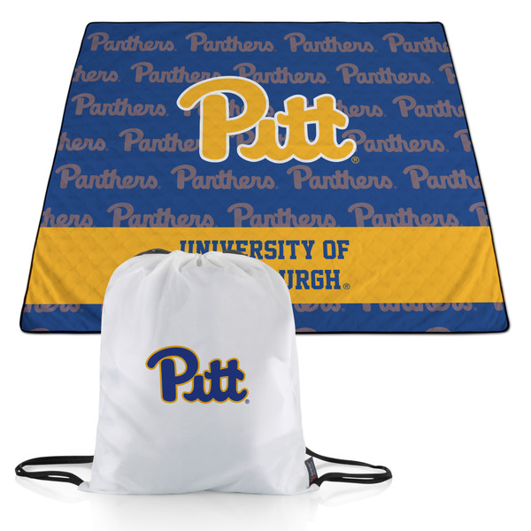 Pittsburgh Panthers Impresa Picnic Blanket, (Blue & Yellow)