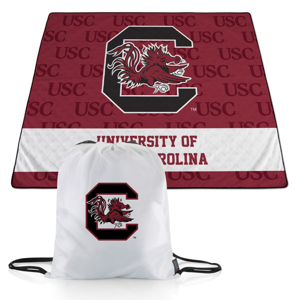 South Carolina Gamecocks Impresa Picnic Blanket, (Red & White)