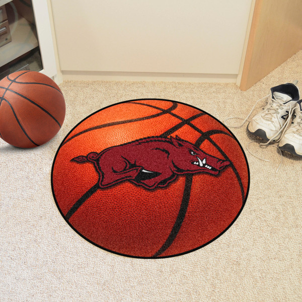 University of Arkansas Basketball Mat 27" diameter