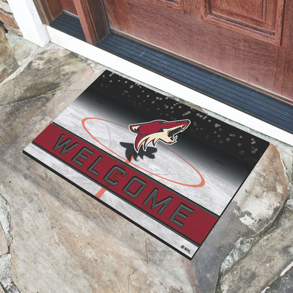 NHL - Arizona Coyotes Crumb Rubber Door Mat 18"x30"