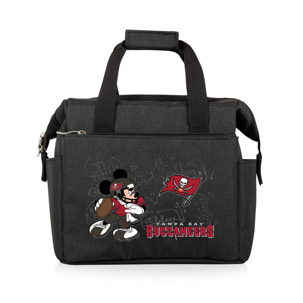 Tampa Bay Buccaneers Mickey Mouse On The Go Lunch Bag Cooler, (Black)