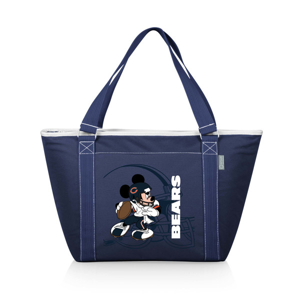 Chicago Bears Mickey Mouse Topanga Cooler Tote Bag, (Navy Blue)