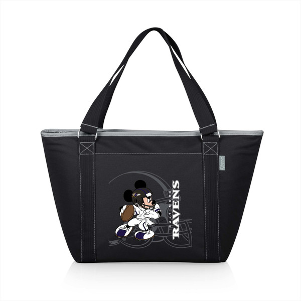 Baltimore Ravens Mickey Mouse Topanga Cooler Tote Bag, (Black)