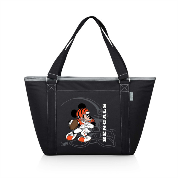 Cincinnati Bengals Mickey Mouse Topanga Cooler Tote Bag, (Black)