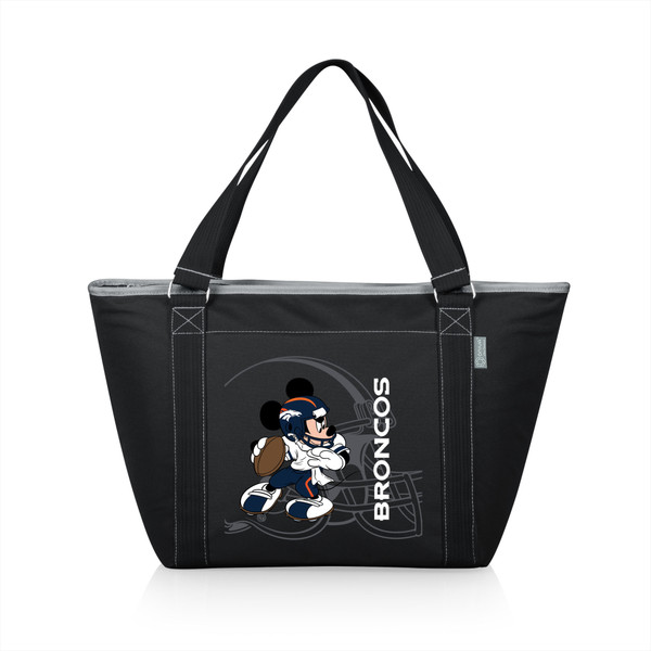 Denver Broncos Mickey Mouse Topanga Cooler Tote Bag, (Black)