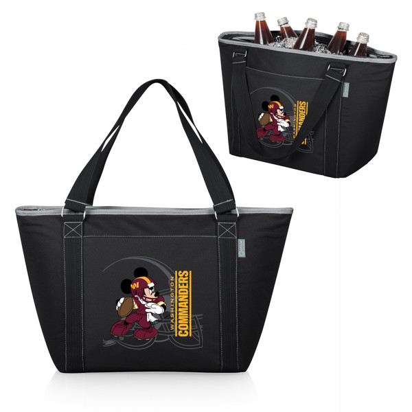 Washington Commanders Mickey Mouse Topanga Cooler Tote Bag, (Black)