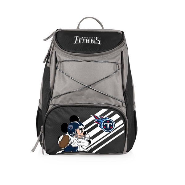 Tennessee Titans Mickey Mouse PTX Backpack Cooler, (Black with Gray Accents)