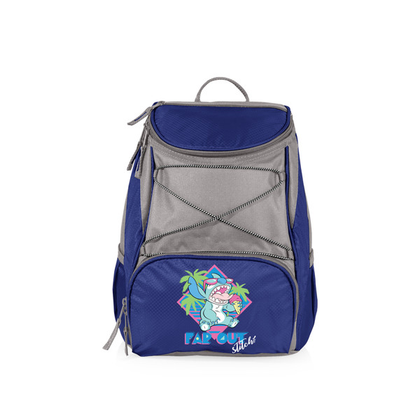 Lilo & Stitch PTX Backpack Cooler, (Navy Blue with Gray Accents)