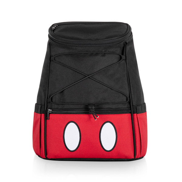 Mickey Mouse Shorts Mickey Shorts PTX Cooler Backpack, (Black with Red Pattern)