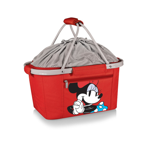Minnie Mouse Metro Basket Collapsible Cooler Tote, (Red)