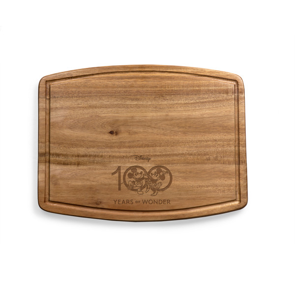 Disney 100 Ovale Acacia Cutting Board, (Acacia Wood)