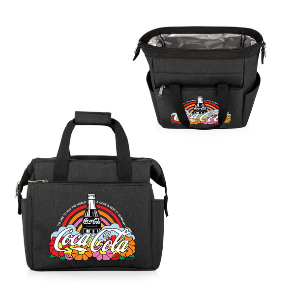 Coca-Cola Unity Buy The World A Coke Floral On The Go Lunch Bag Cooler, (Black)