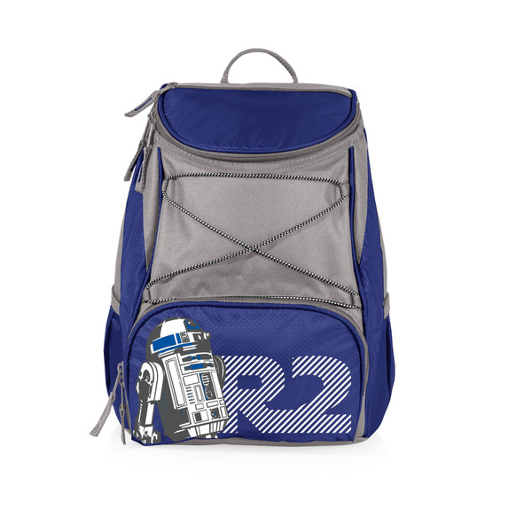 Star Wars R2D2 PTX Backpack Cooler, (Navy Blue with Gray Accents)