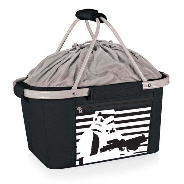 Star Wars Storm Trooper Metro Basket Collapsible Cooler Tote, (Black)