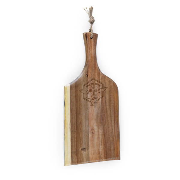 Mandalorian The Child Artisan 18" Acacia Charcuterie Board, (Acacia Wood)