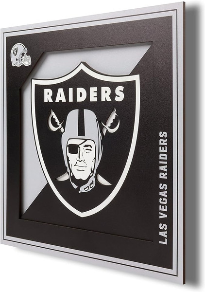 Las Vegas Raiders NFL 12x12 Logo Series Wall Art