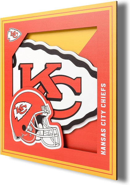 Kansas City Chiefs NFL 12x12 Logo Series Wall Art