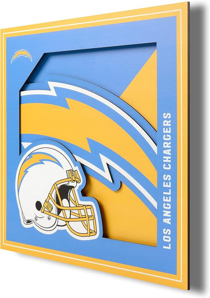 Los Angeles Chargers NFL 12x12 Logo Series Wall Art