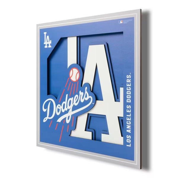 Los Angeles Dodgers MLB 12x12 Logo Series Wall Art