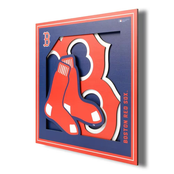 Boston Red Sox MLB 12x12 Logo Series Wall Art