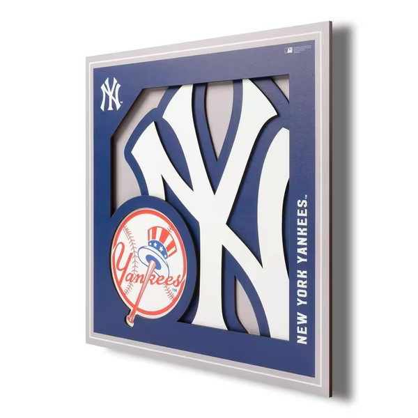 New York Yankees MLB 12x12 Logo Series Wall Art
