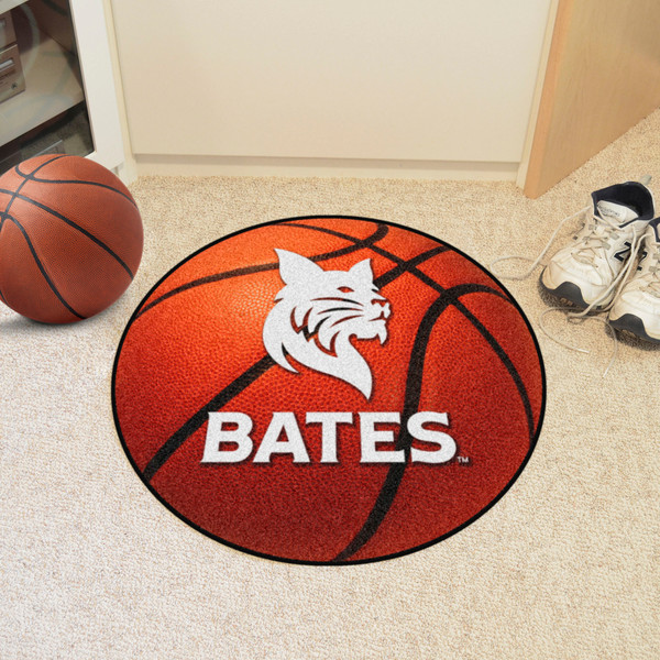 Bates College Basketball Mat 27" diameter