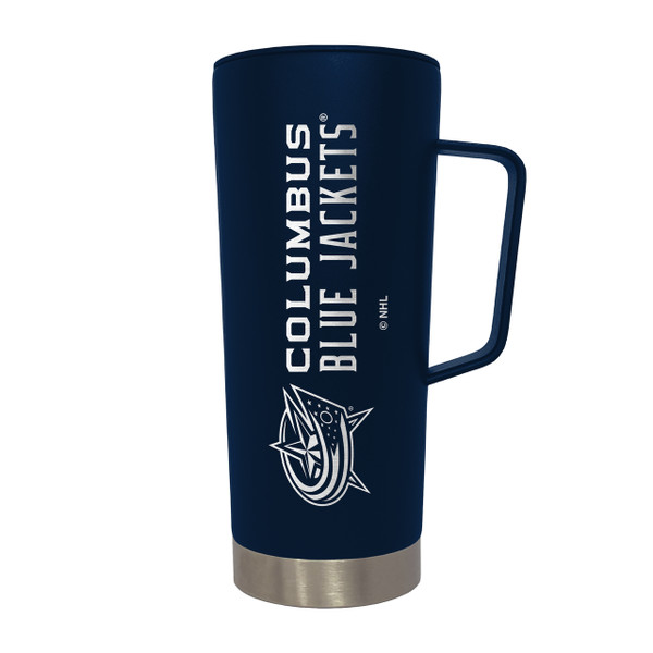 NHL Columbus Blue Jackets 18oz Roadie Tumbler with Handle