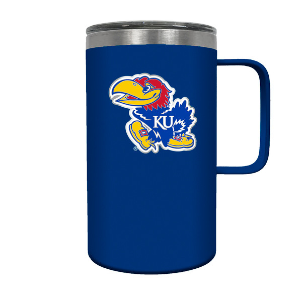 NCAA Kansas Jayhawks 18oz Hustle Travel Mug