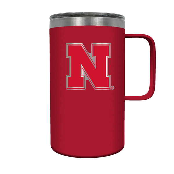 NCAA Nebraska Cornhuskers 18oz Hustle Travel Mug