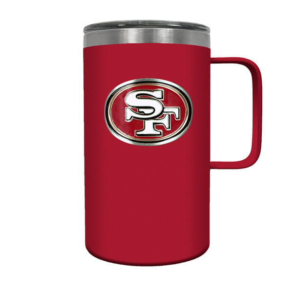 NFL San Francisco 49ers 18oz Hustle Travel Mug