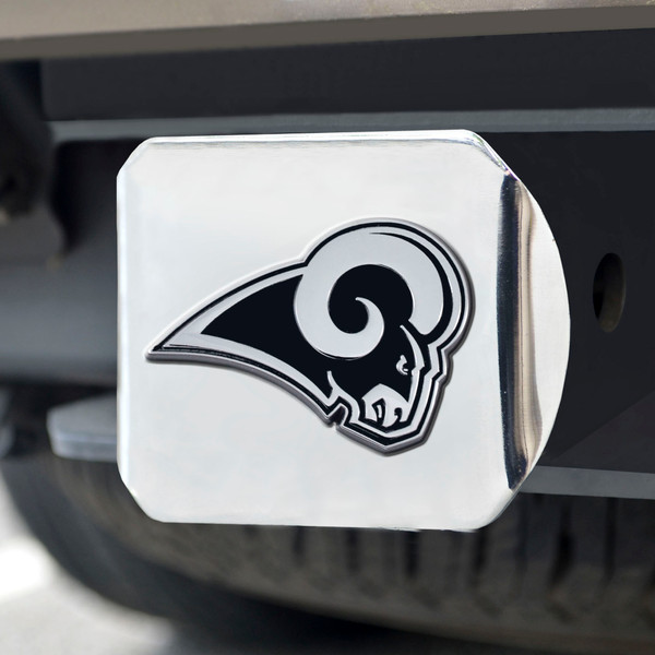 NFL - Los Angeles Rams Chrome Hitch - Chrome3.4"x4"