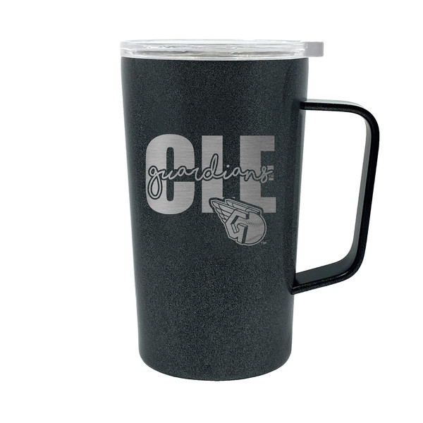 MLB Cleveland Guardians 18oz Onyx Hustle Travel Mug