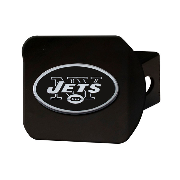 New York Jets Hitch Cover - Black Oval Jets Primary Logo Black