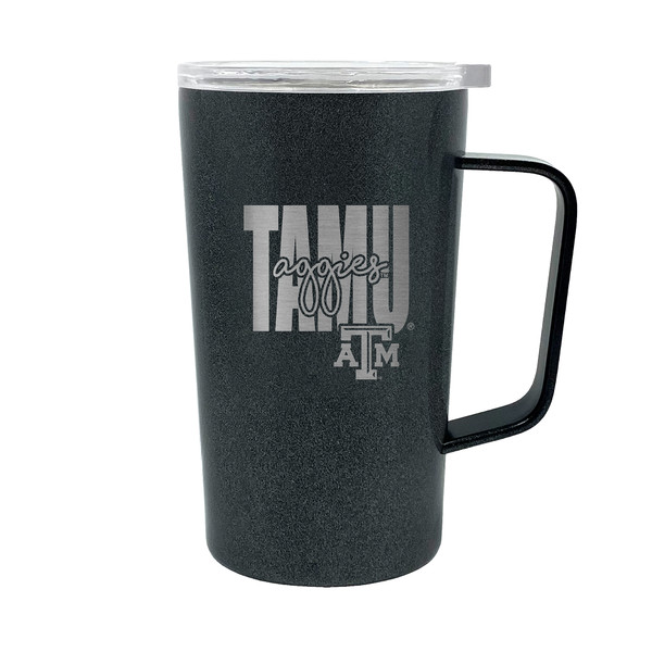 NCAA Texas A&M Aggies 18oz Onyx Hustle Travel Mug