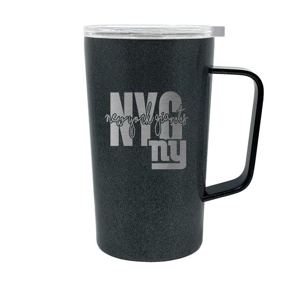 NFL New York Giants 18oz Onyx Hustle Travel Mug