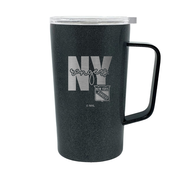NHL New York Rangers 18oz Onyx Hustle Travel Mug