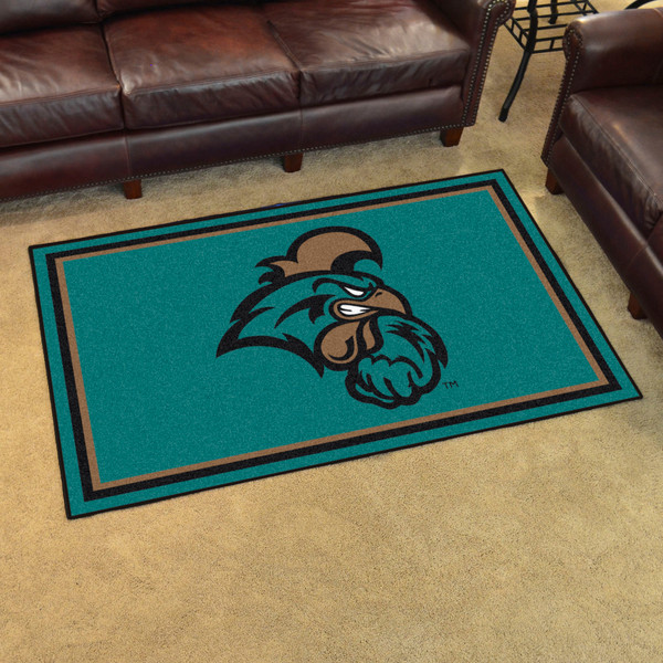 Coastal Carolina University 4x6 Rug 44"x71"