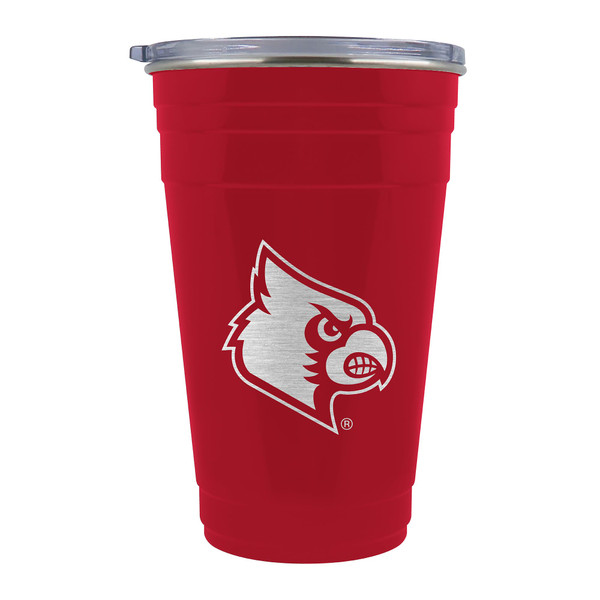 NCAA Louisville Cardinals 22oz Tailgater Travel Tumbler